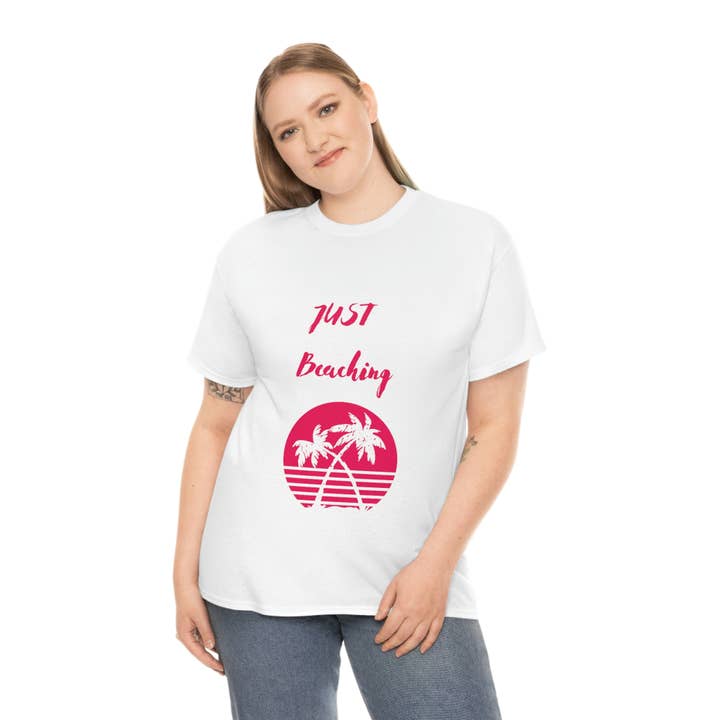 Just beaching printed graphic T-shirt / Tee for wholesale by GiftJunkie
