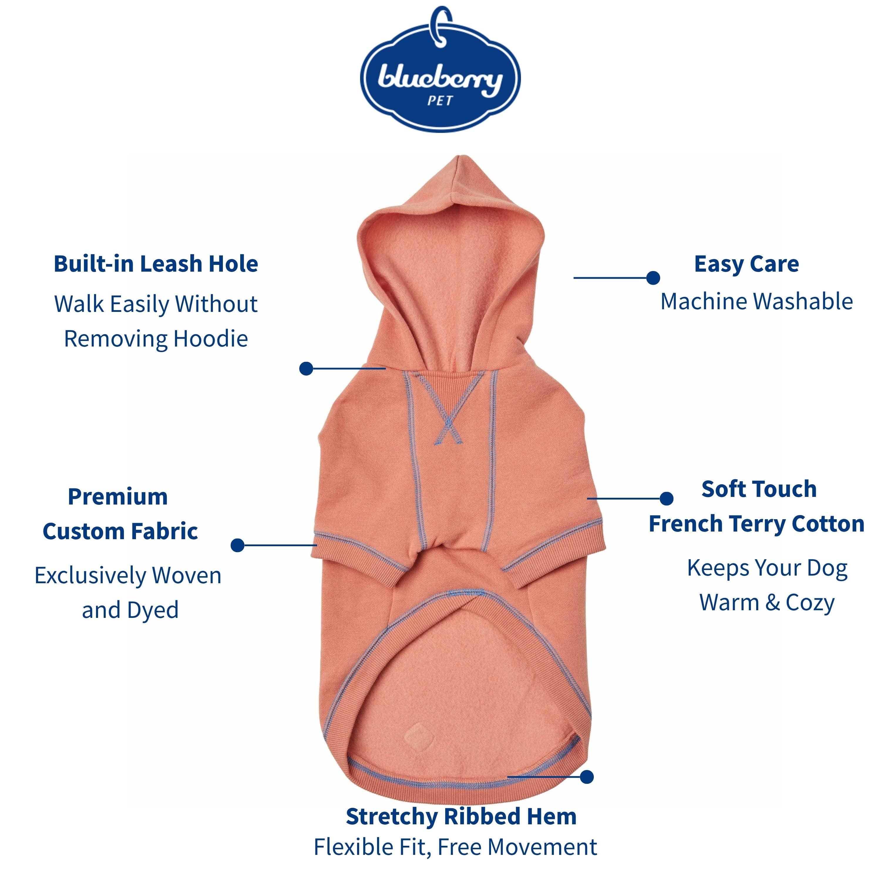 Blueberry Pet - Wholesale Hondenhoodie - Hond - Op maat gebreide en geverfde bijpassende hoodies voor hond en eigenaar13