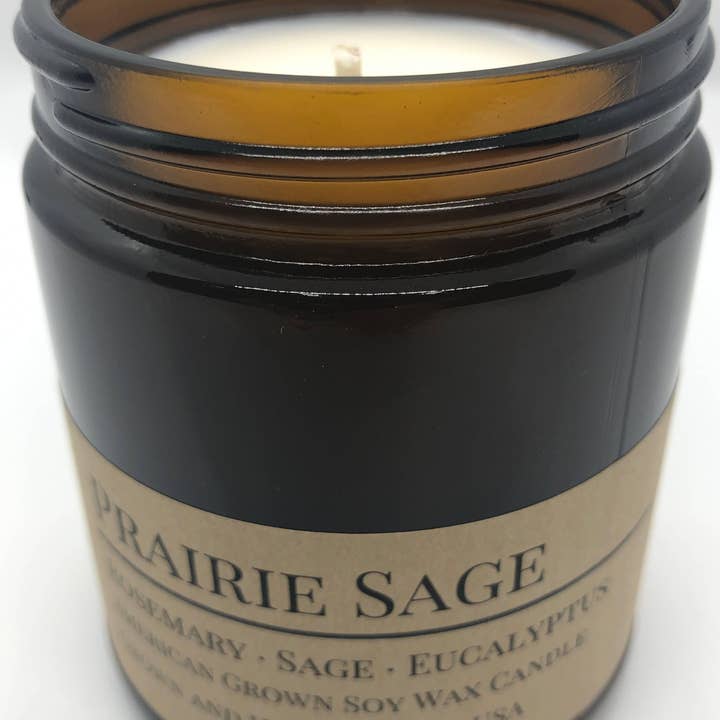 VIAI Beauty - Wholesale Jar/Filled Candle - Scented Soy Wax Candle (8.0 oz) 50-60 Hour Burn Time, Cotton Wick, Amber Glass Jar, Grown and Made in USA -5