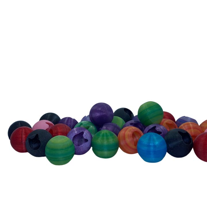Cat Treat Feeder Balls - 30 Assorted Colors for wholesale by Magic Cat Company