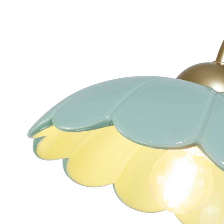 C-Création - Wholesale Floor Lamp - Colored ceramic table lamp with rose gold metal Claris15