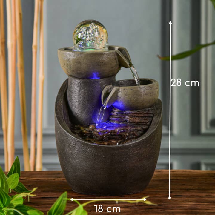 Zen'Arôme - Wholesale Decorative Tabletop Object - Zen Malla Water Fountain - Zen Decoration Gift Idea3