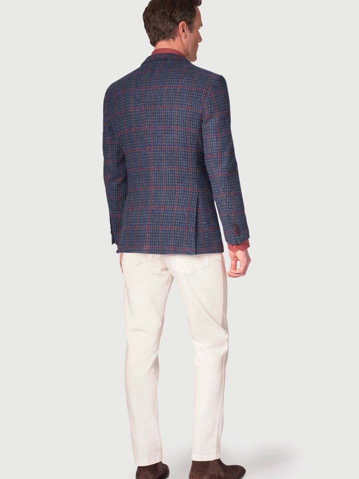 The Scotland Kilt Company - Wholesale Jacket - Men's - Mens Harris Tweed Tailored Fit Jacket - Perth