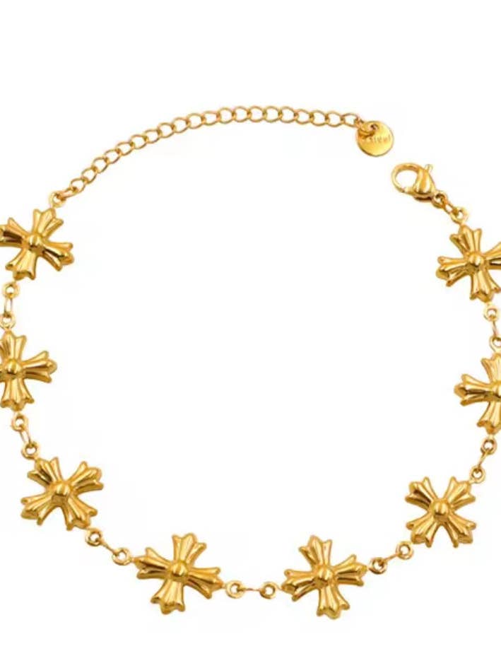 Amarillo Cross Bracelet for wholesale by Sophie Mo’s Jewelry