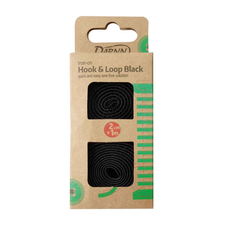 Darnn Hook & Loop Tape Black, Iron-on Hook & Loop Tape and other Purchase Wholesale hook and loop. Free Returns & Net 60 Terms on Faire trending on Faire.