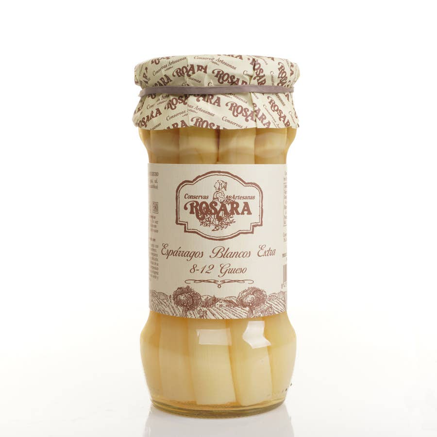 Conservas Rosara - Wholesale Pickled Vegetables - ASPARAGUS FROM NAVARRA 8/12 FRUITS JAR 580 ml.2