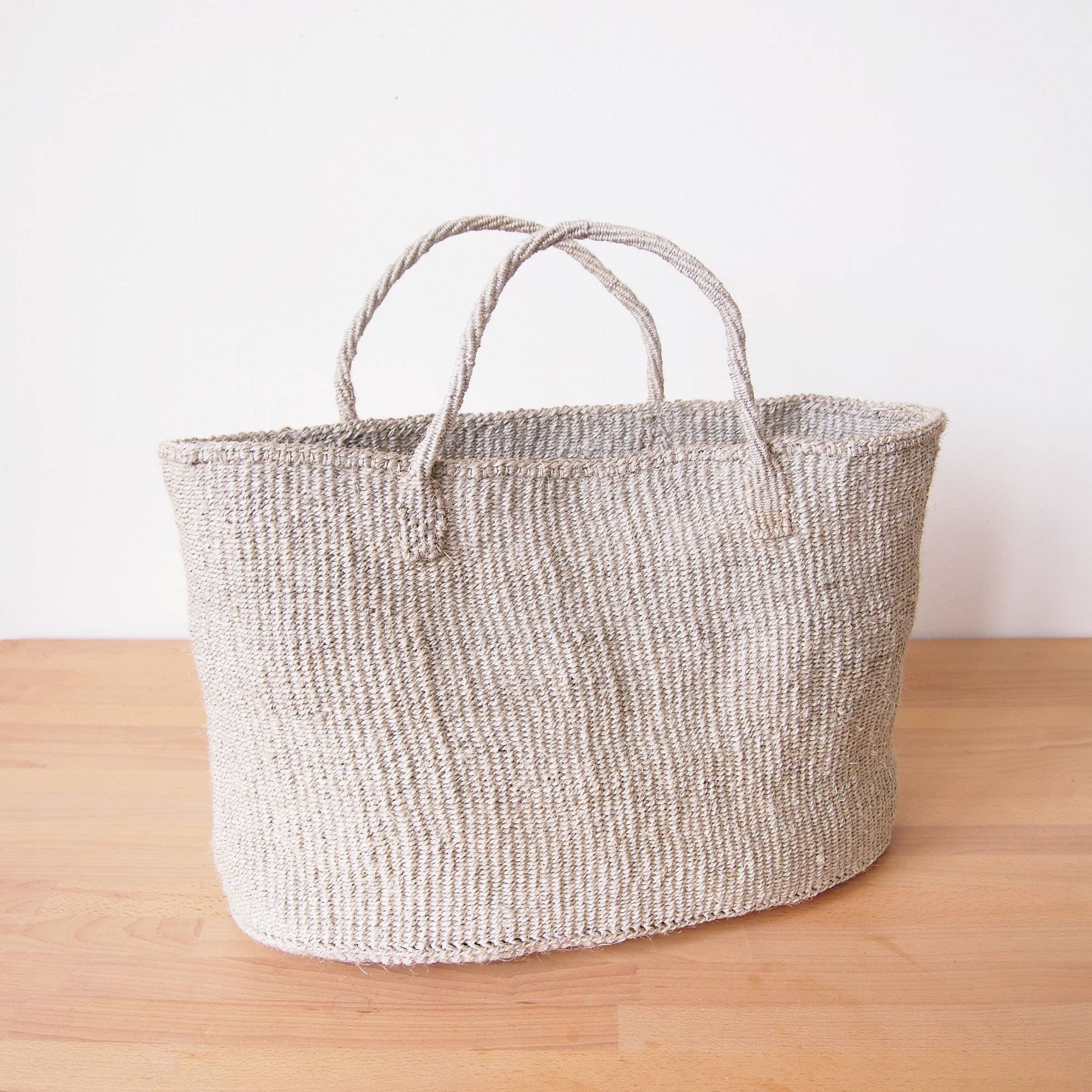Amsha - Wholesale Tote Bag - Women's - XL Sisal Tote: Cliffs