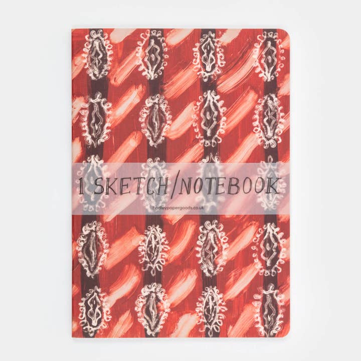 Carnet de croquis Vulva A5 pour la vente par Hadley