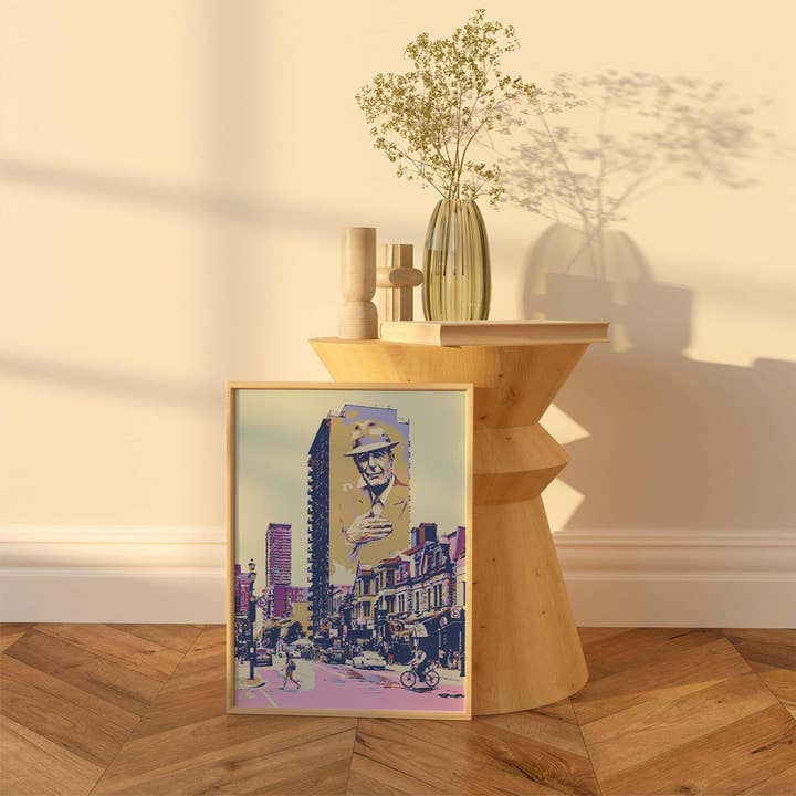 Newpencilbox Art - Wholesale Art Print - Leonard Cohen Urban Pop Art Music Legend Poster3