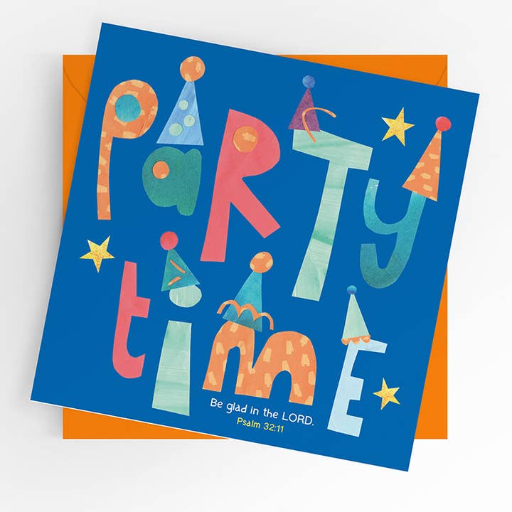 Tarjeta de cumpleaños de Scripture Boy, hora de la fiesta para venta al por mayor de Under the Willow Tree