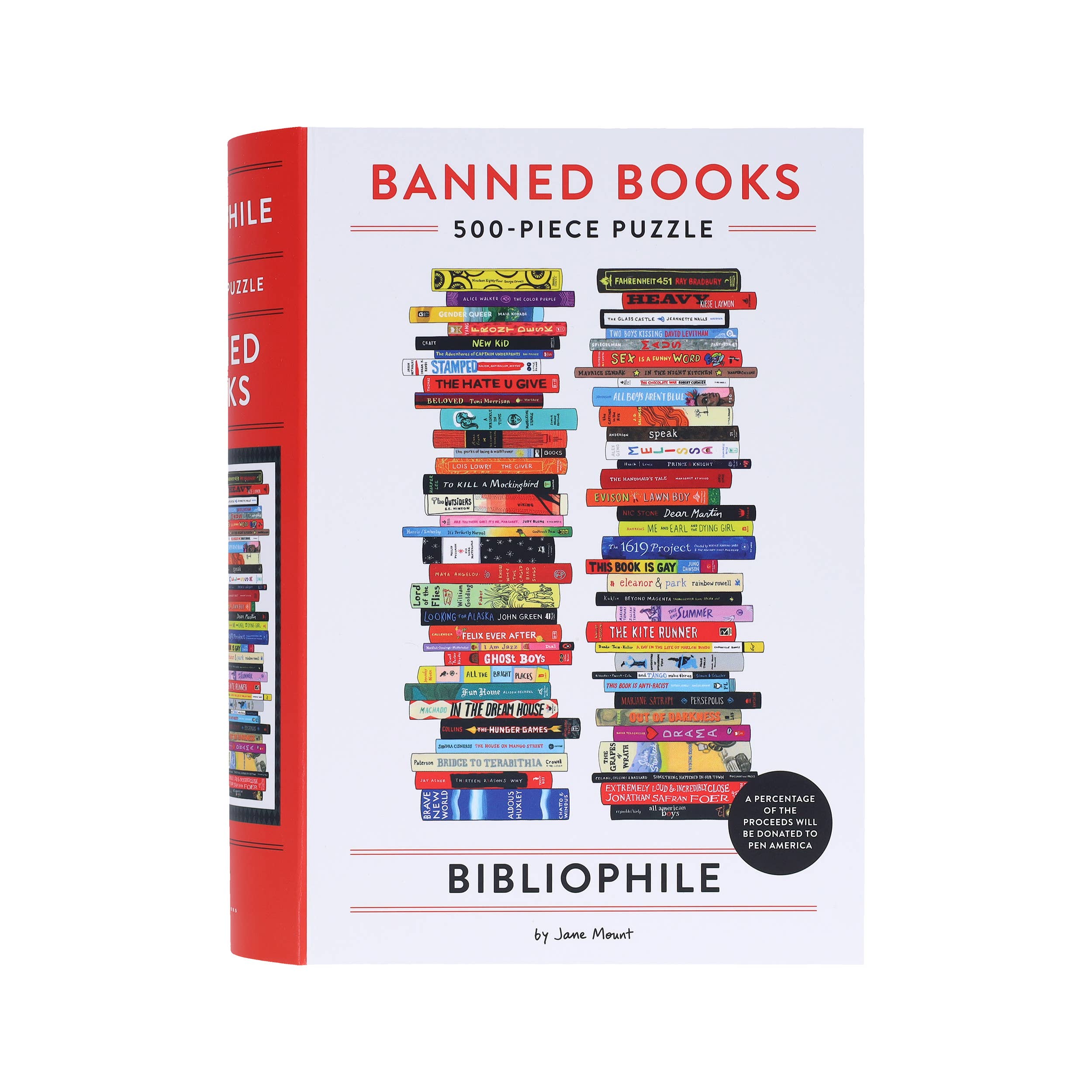 Chronicle Books - Wholesale Puzzle - Adult - Bibliophile Banned Books 500-Piece Puzzle5
