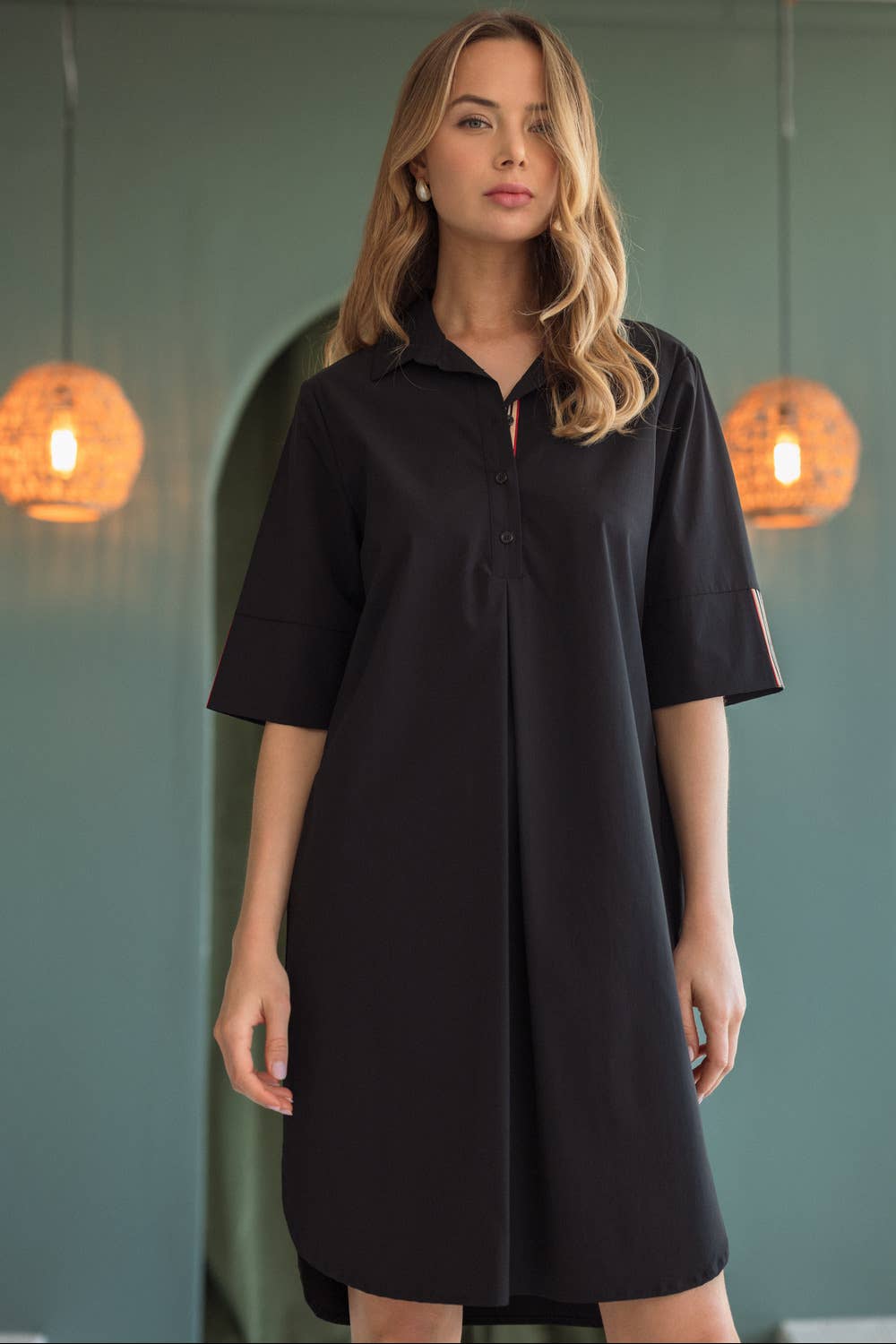 Joh Apparel - Wholesale Dress - Women's - Wendi Woven Tunic Dress7