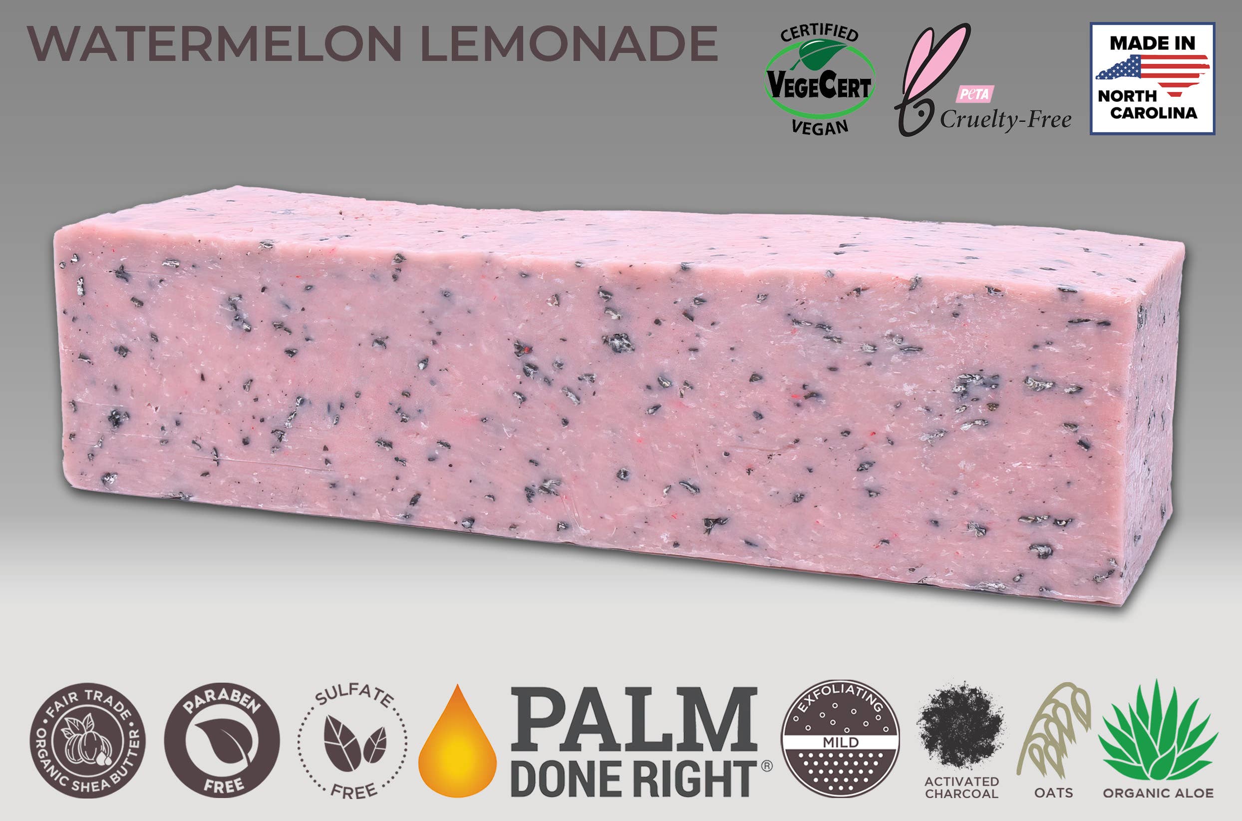 Adams Handmade Soap - Wholesale Bar Soap - Watermelon Lemonade Soap1