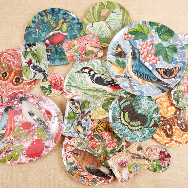 THOMASPAUL - Wholesale Dinner Plate - FLORA & FAUNA DINNER PLATES SET OF FOUR5