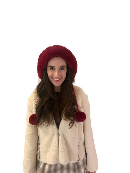 Cinnamon Creations - Wholesale Beanie – Women's - Faux Fur Pom Pom Beanie 7085