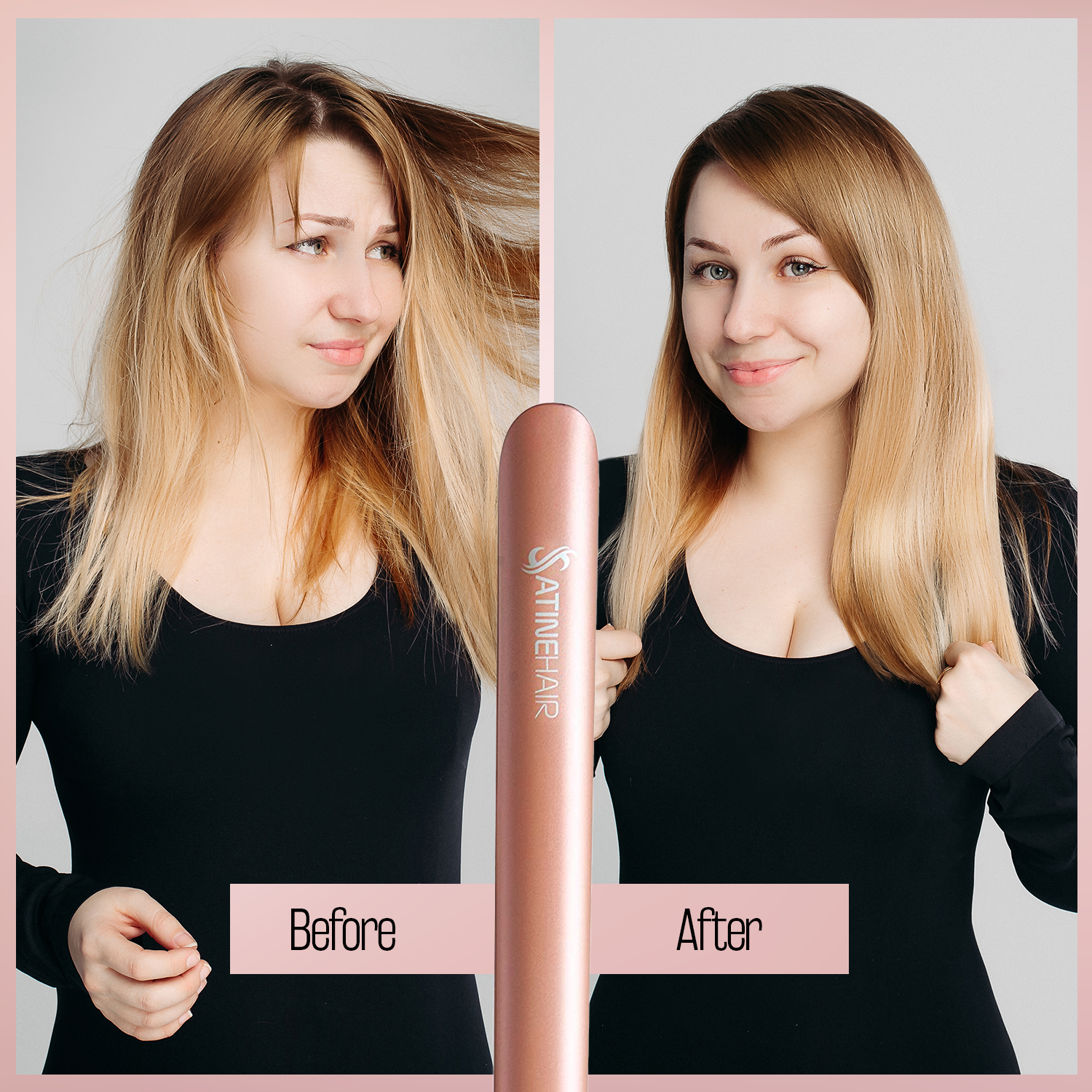 Satine hair - Wholesale Straightener/Flat Iron - 2-in-1 Straightener Satine hair Pop art4