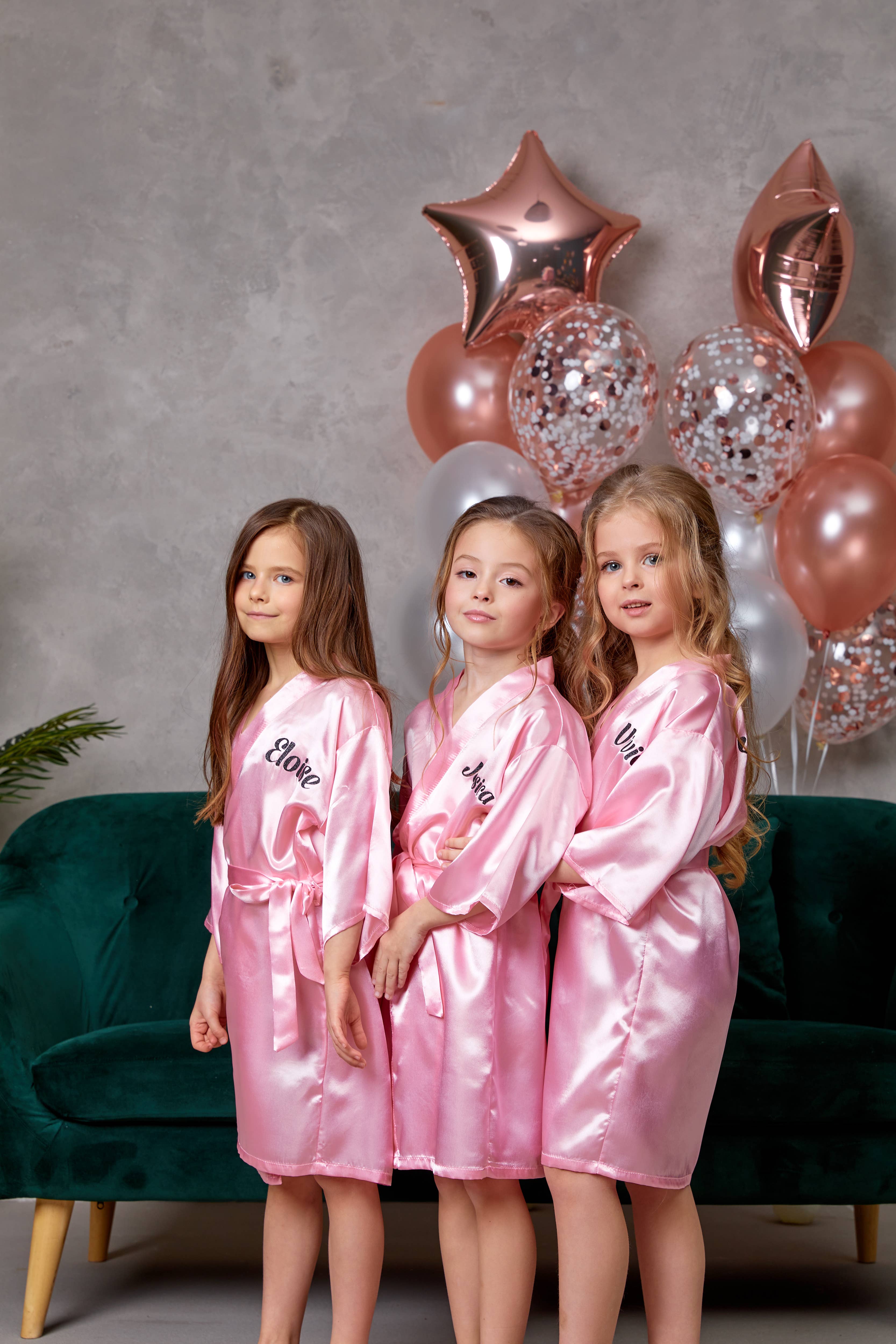 Sisters G Kids - Wholesale Robe - Kids - Satin Party Girls Robes10