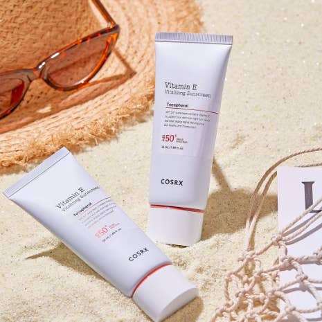 COSRX Vitamin E Vitalizing Sunscreen SPF 50+ for wholesale by Best Beauty Group