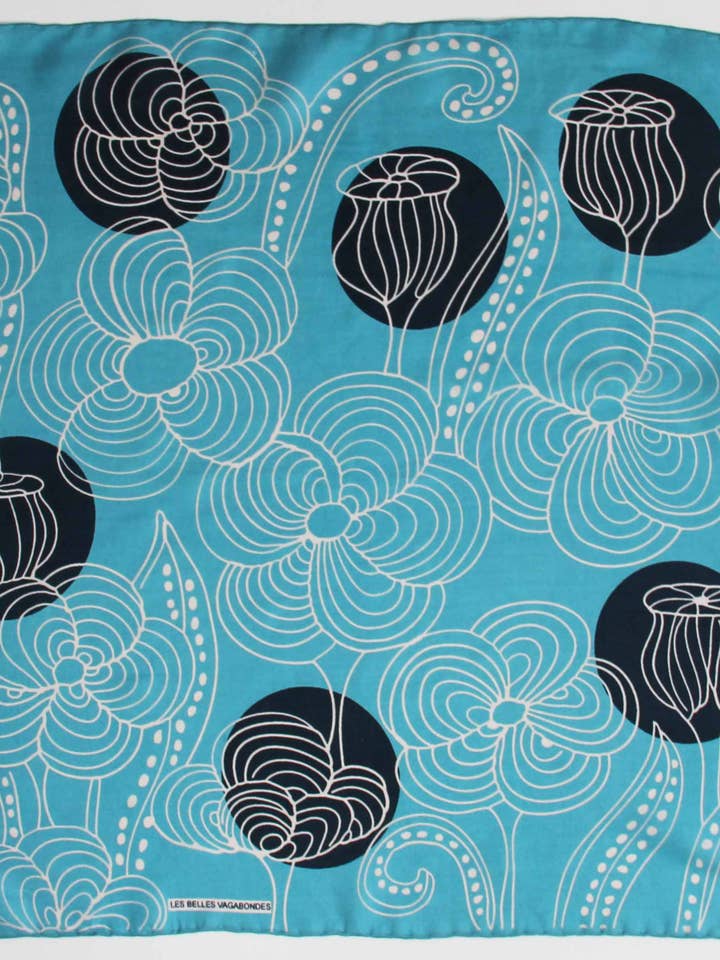 Mini Mandalay Blu Blue per la vendita all'ingrosso da parte di Les Belles Vagabondes