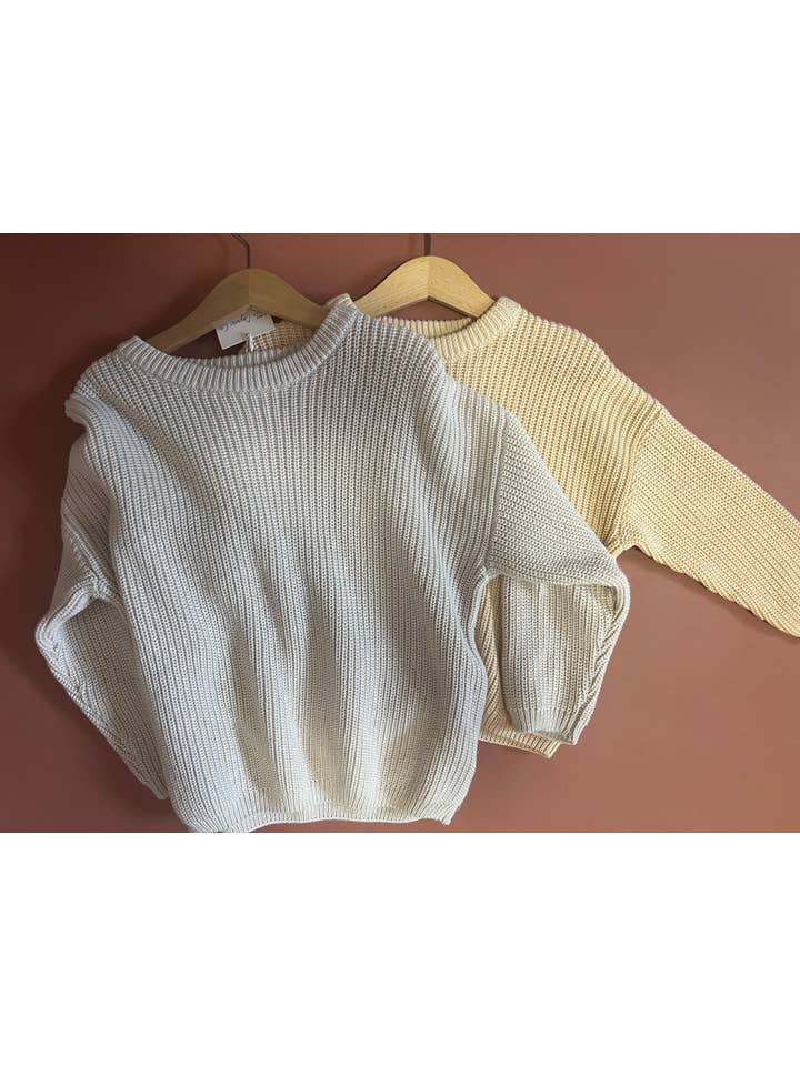 Little Organic Co – wholesale Tröja - Barn – Bebiströja Ekologisk stickad barn-/barnkläder i oversize9