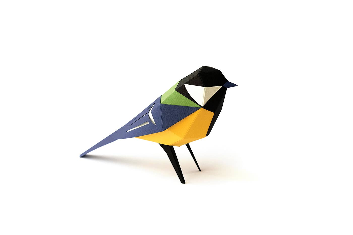 Today is Art Day - Wholesale DIY Craft Kit - Great Tit - Bird 3D Paper Figure by Plego7