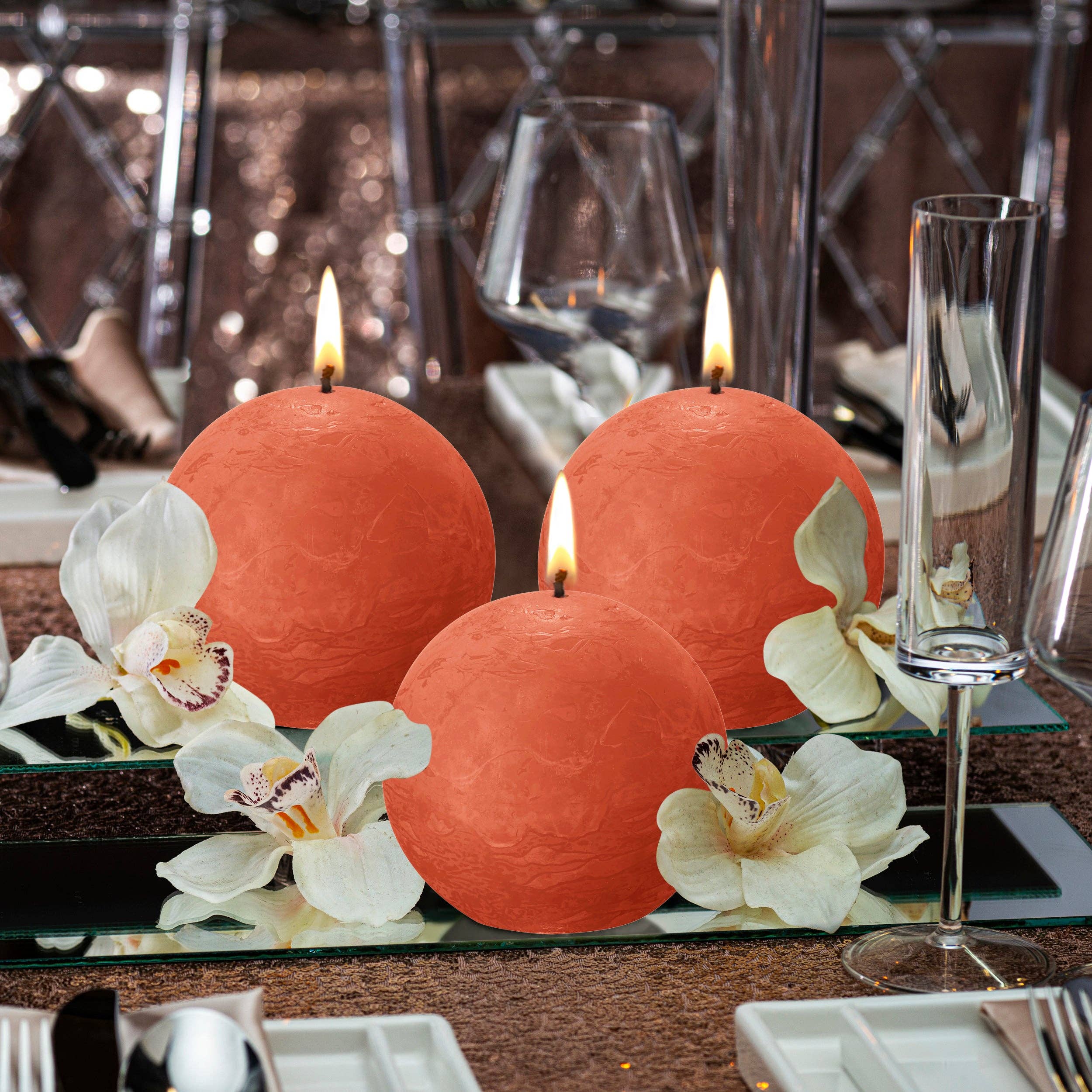 BOLSIUS – Velas de decoração por atacado – 6 Velas rústicas 3" - Inperfuted - Natural - Eco-Friendly - Cera Plant-Based - **Vendido Individualmente88