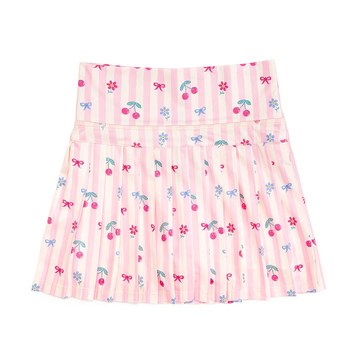 Jupe-short athlétique Cherry Bow - Vêtements pour enfants - Vêtements de sport pour la vente par Sweet Wink