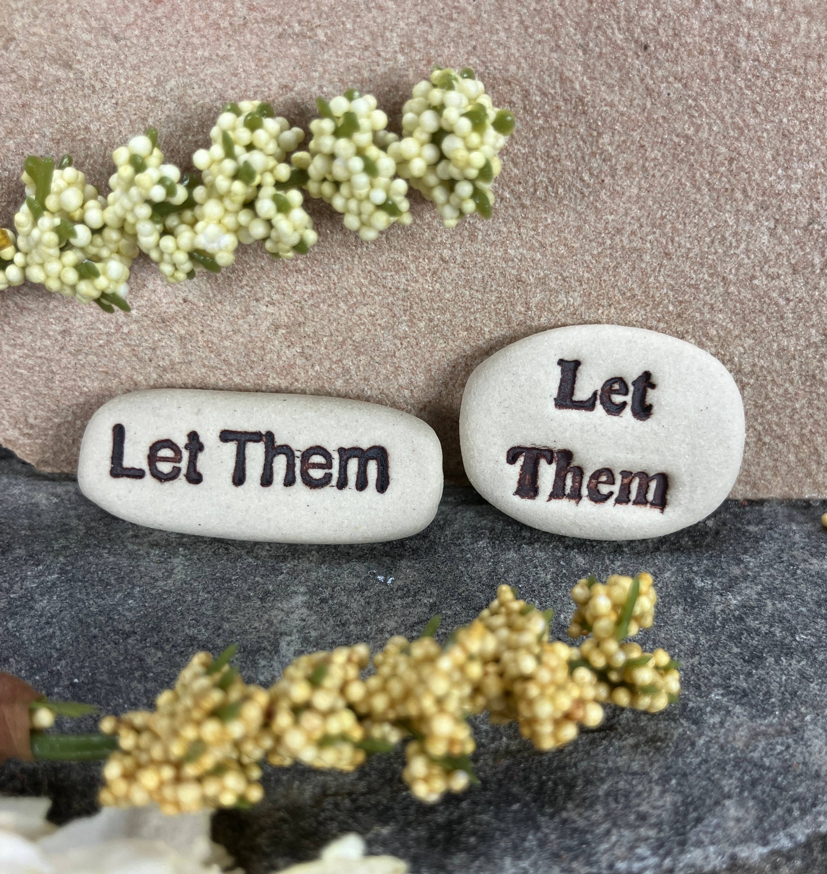 Spinning Star Studio - Wholesale Decorative Tabletop Object - Let Them, Pocket Meditations