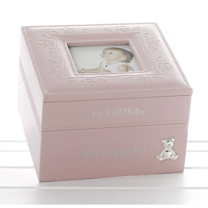 Baby Girl Keepsake & Photo Box for wholesale by Joe Davies