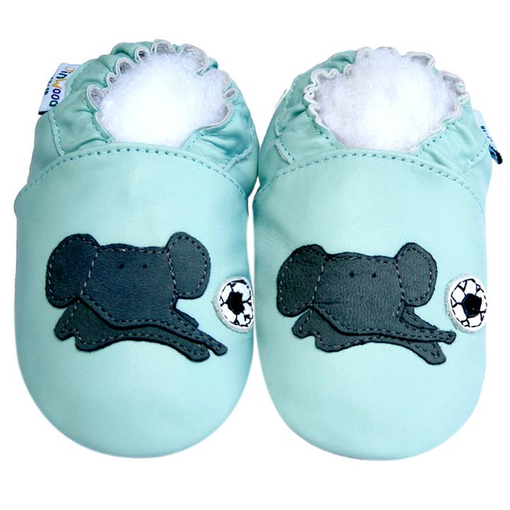 Zapatos para bebé niño Jinwood de suela blanda con elefante 0-2 años para venta al por mayor de Jinwood
