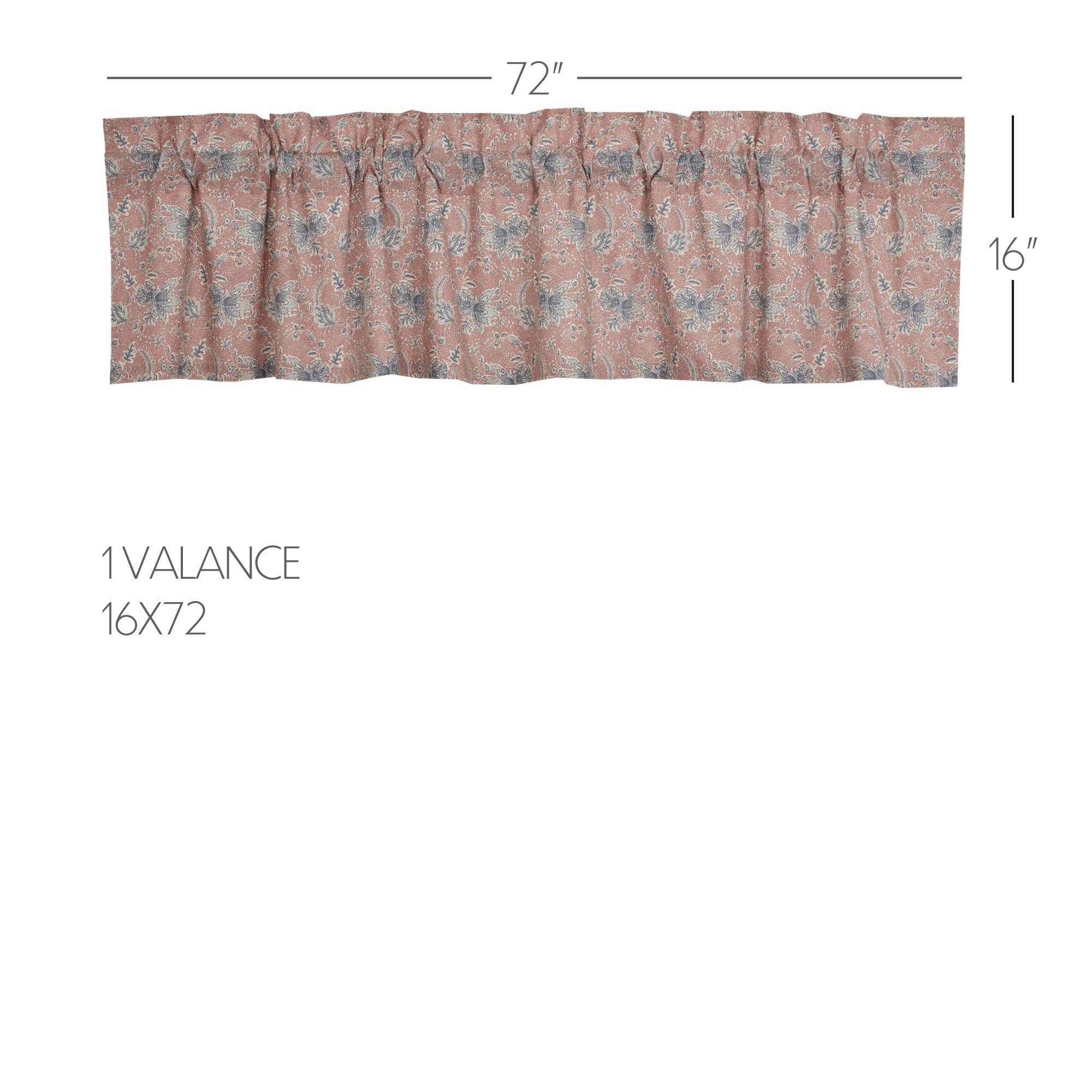 VHC Brands - Wholesale Valance - Kaila Floral Valance 16x722