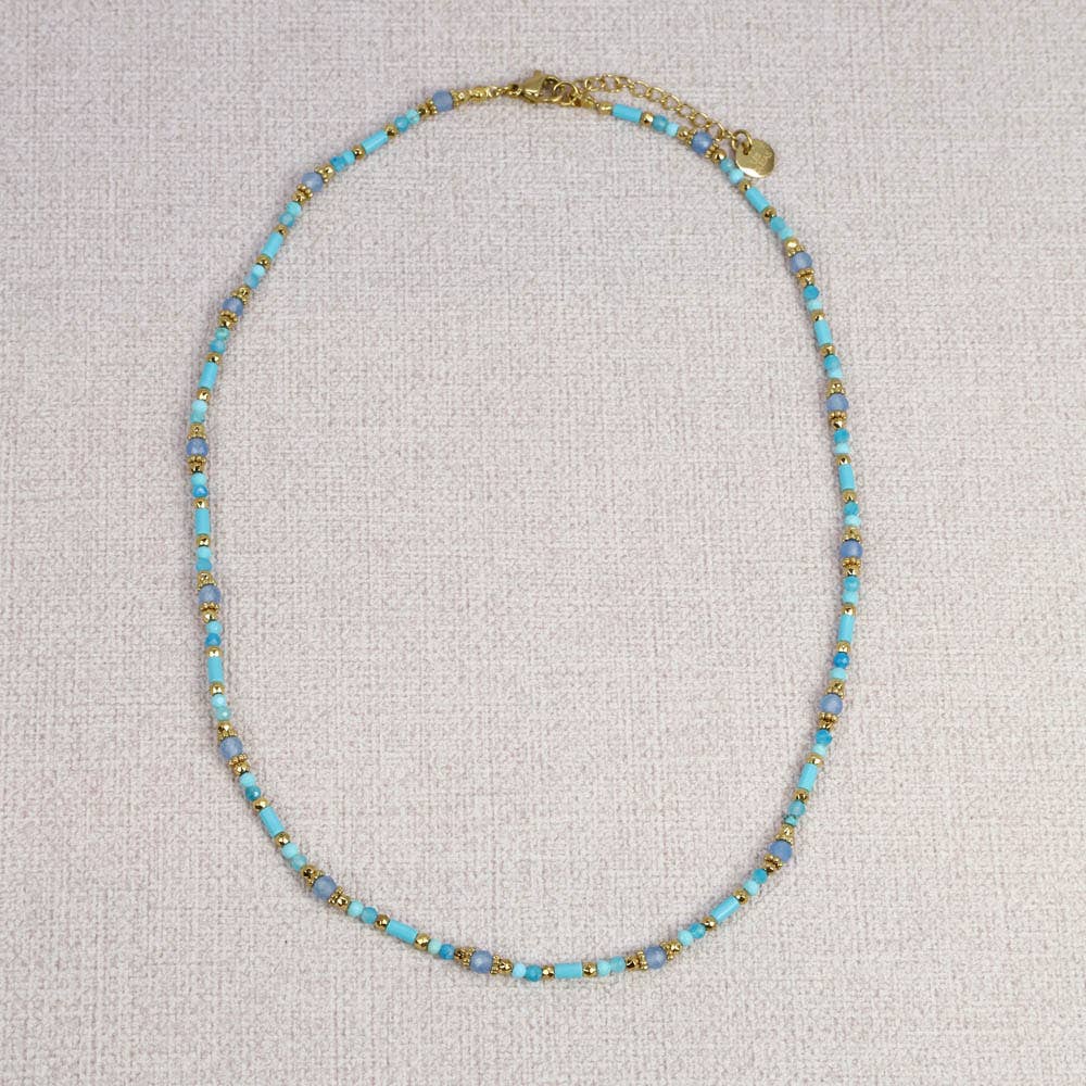 Les Cleias – Engroshandel Choker/colliers – Mandana halskæde i stål2