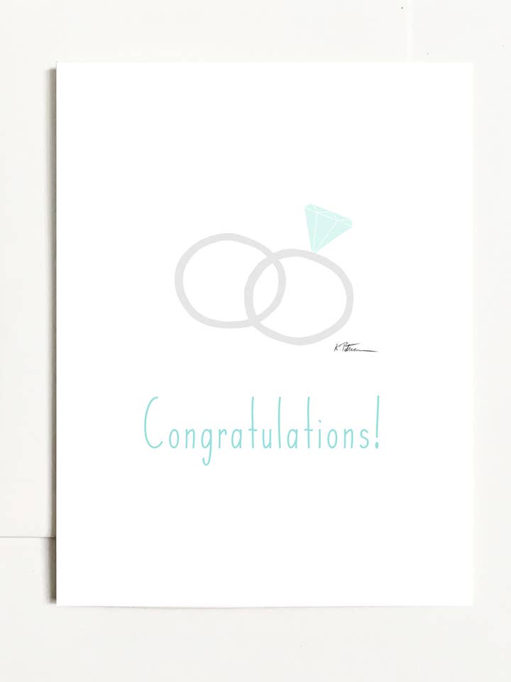 Grattis! - Vigselringar för wholesale av k.Patricia Designs