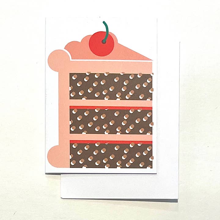 Cake Slice Enclosure Card for wholesale by City of Industry