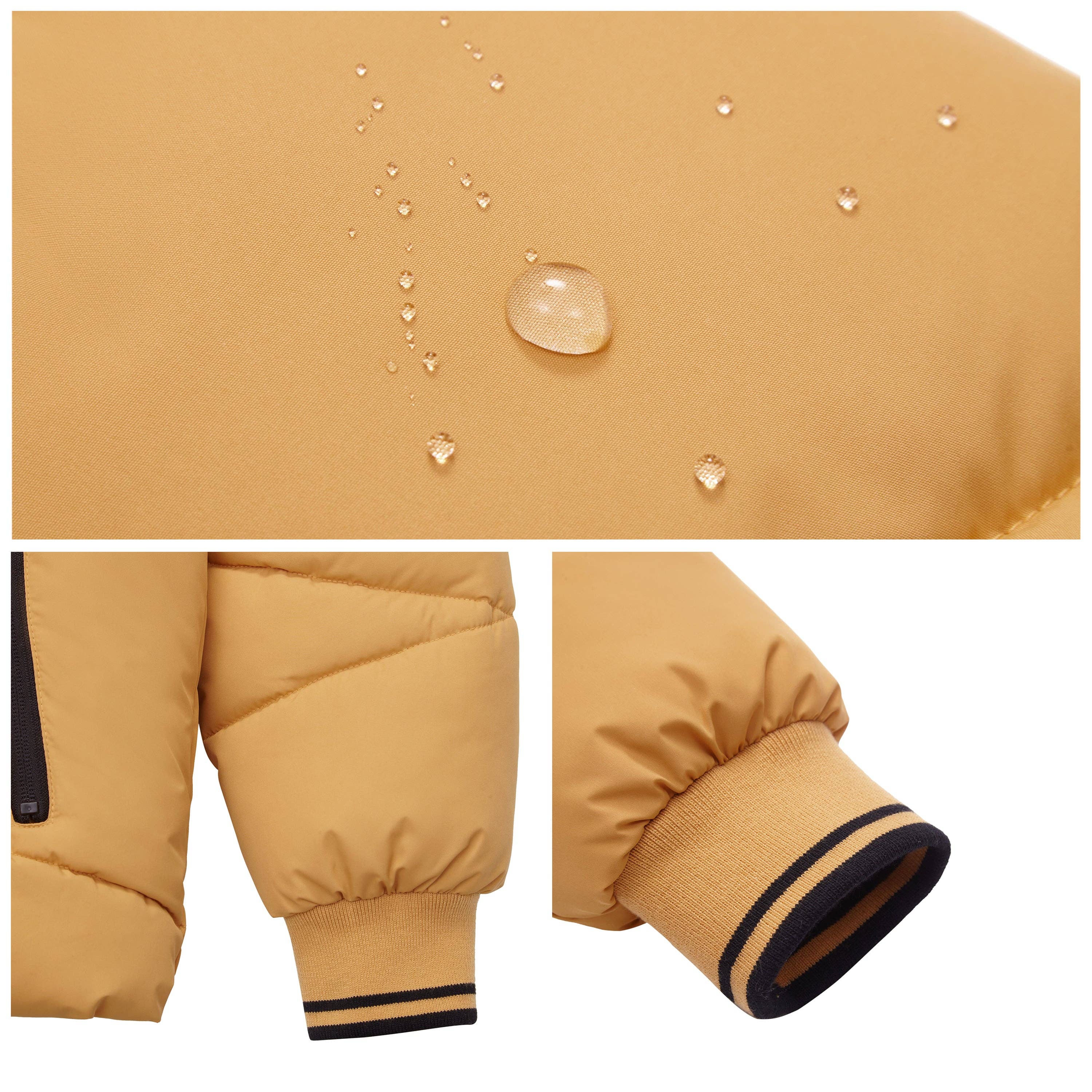 Rokka & Rolla - Wholesale Puffer Jacket - Kids - Boys' Grid Winter Coat Kids' Fleece Lined Jacket32