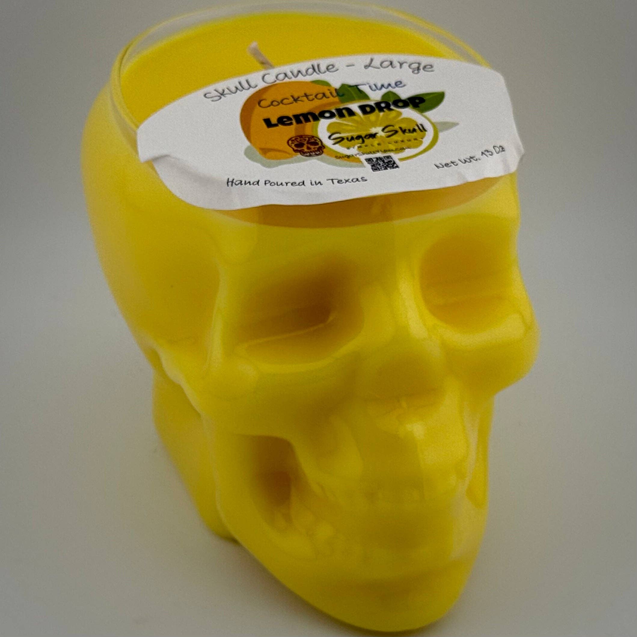 Sugar Skull, LLC - Wholesale Jar/Filled Candle - Cocktail Time Skull Candles4