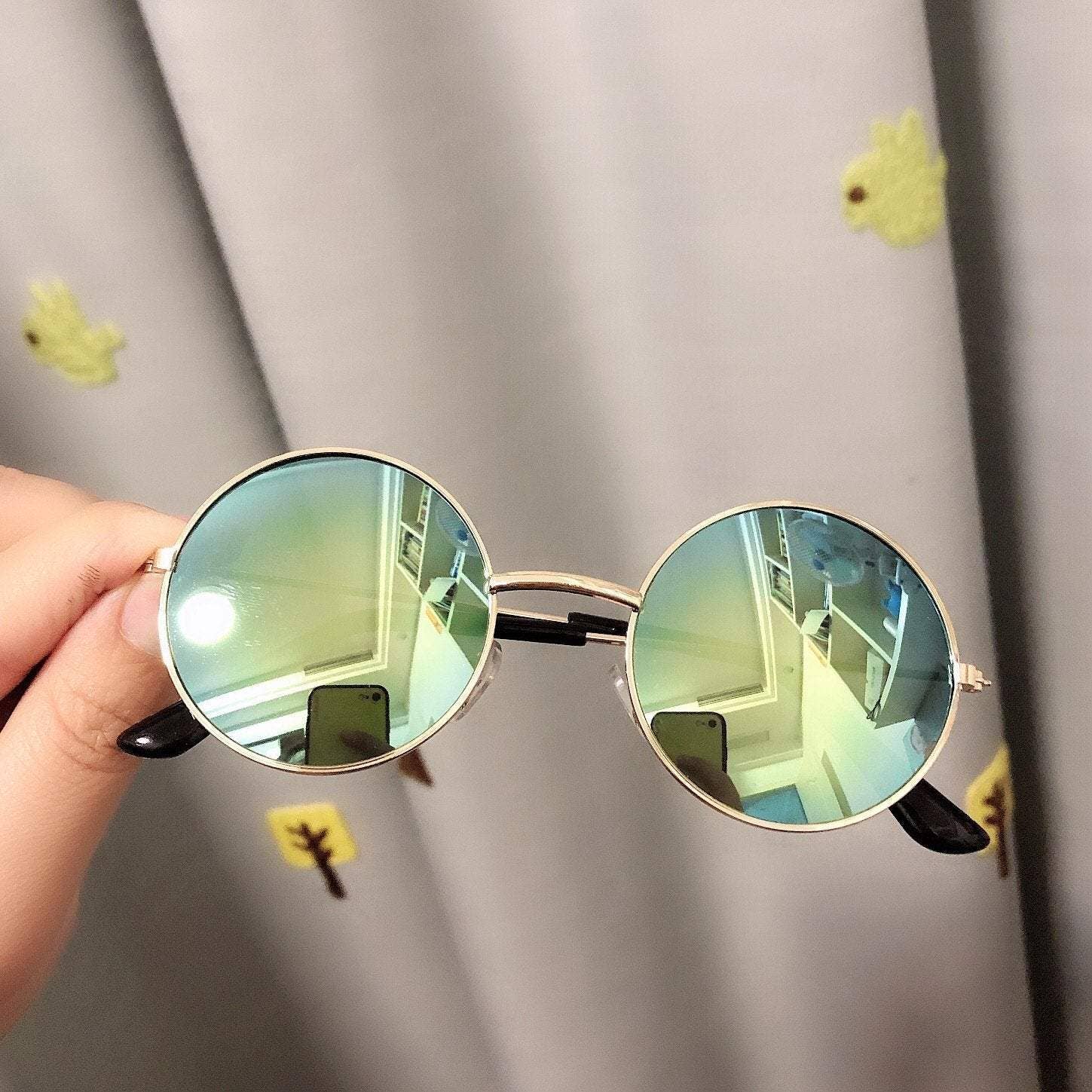 KiddieKickz - Vente Lunettes de soleil – enfant - Lunettes de soleil à monture ronde pour enfants et lunettes de soleil colorées9