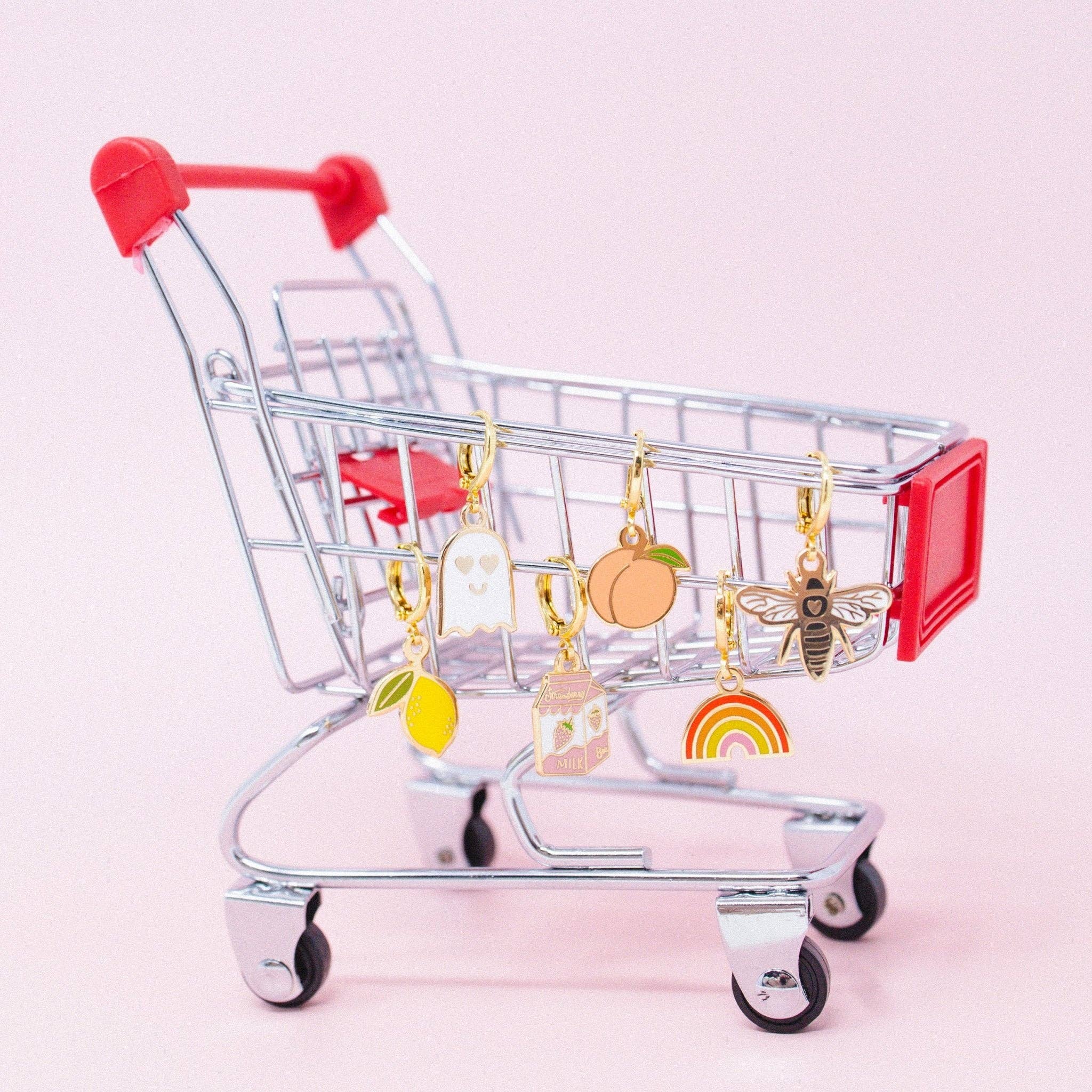 Sleepy Mountain – brincos huggies por atacado – Brincos de Argola Lemon Huggie7