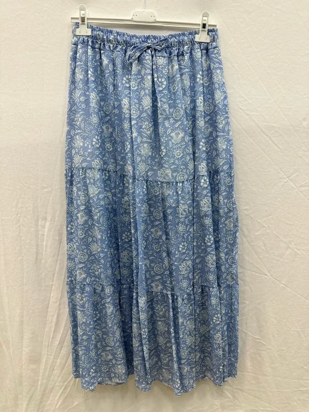 Mimi & Gogo – wholesale Kjol - Dam – Blommig kjol i bomullsvoile12