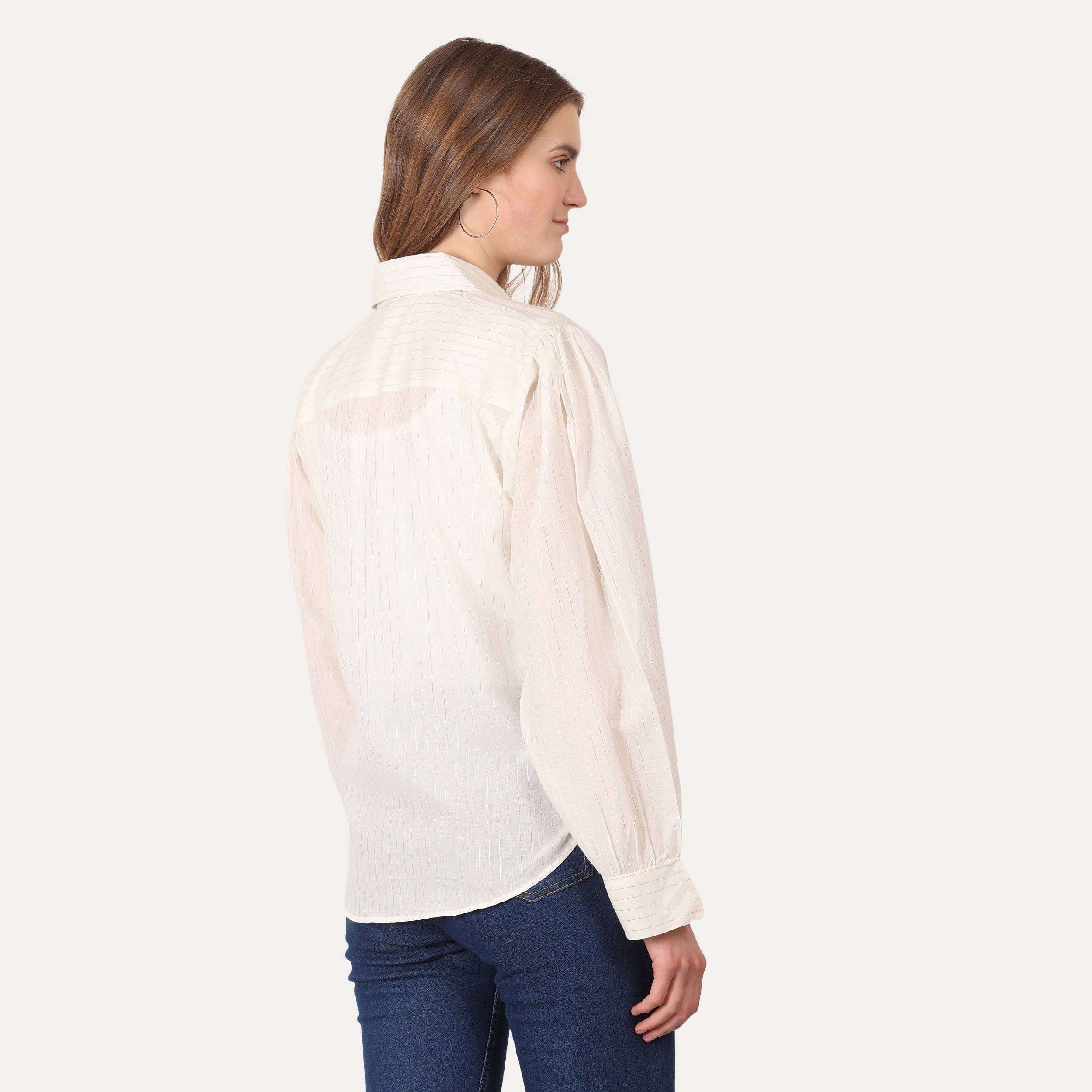 JEP Holland - Wholesale Button Down Shirt - Women's - Valeria White Shirt PRE ORDER SS265