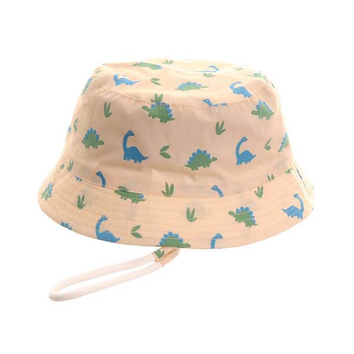 Ziggle Baby - Wholesale Bucket Hat - Kids - Blue/Green Dinos Sun Hat
