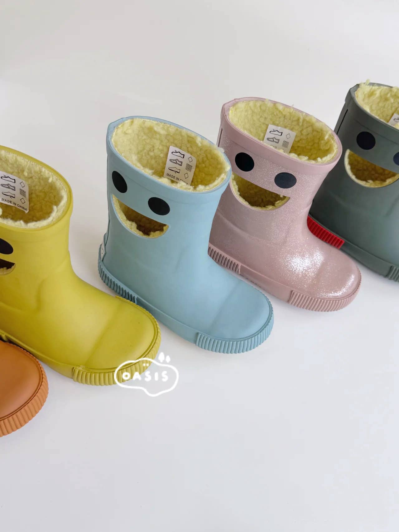 BOXBO - Wholesale Rain Boots - Kids - WISTITI Kids Rain Boots, Thermal, Eco Rubber -Pink6