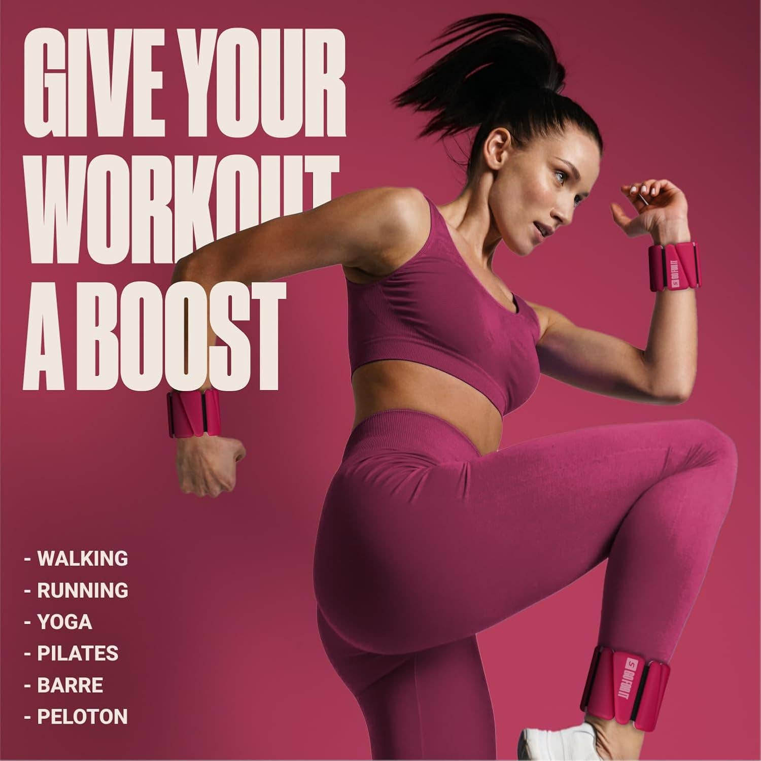 Sportbit - Wholesale Fitness Equipment - SPORTBIT Wrist and Ankle Weights for Women - Set of 2 (1lb Each) Wearable Ankle & Wrist Weights10