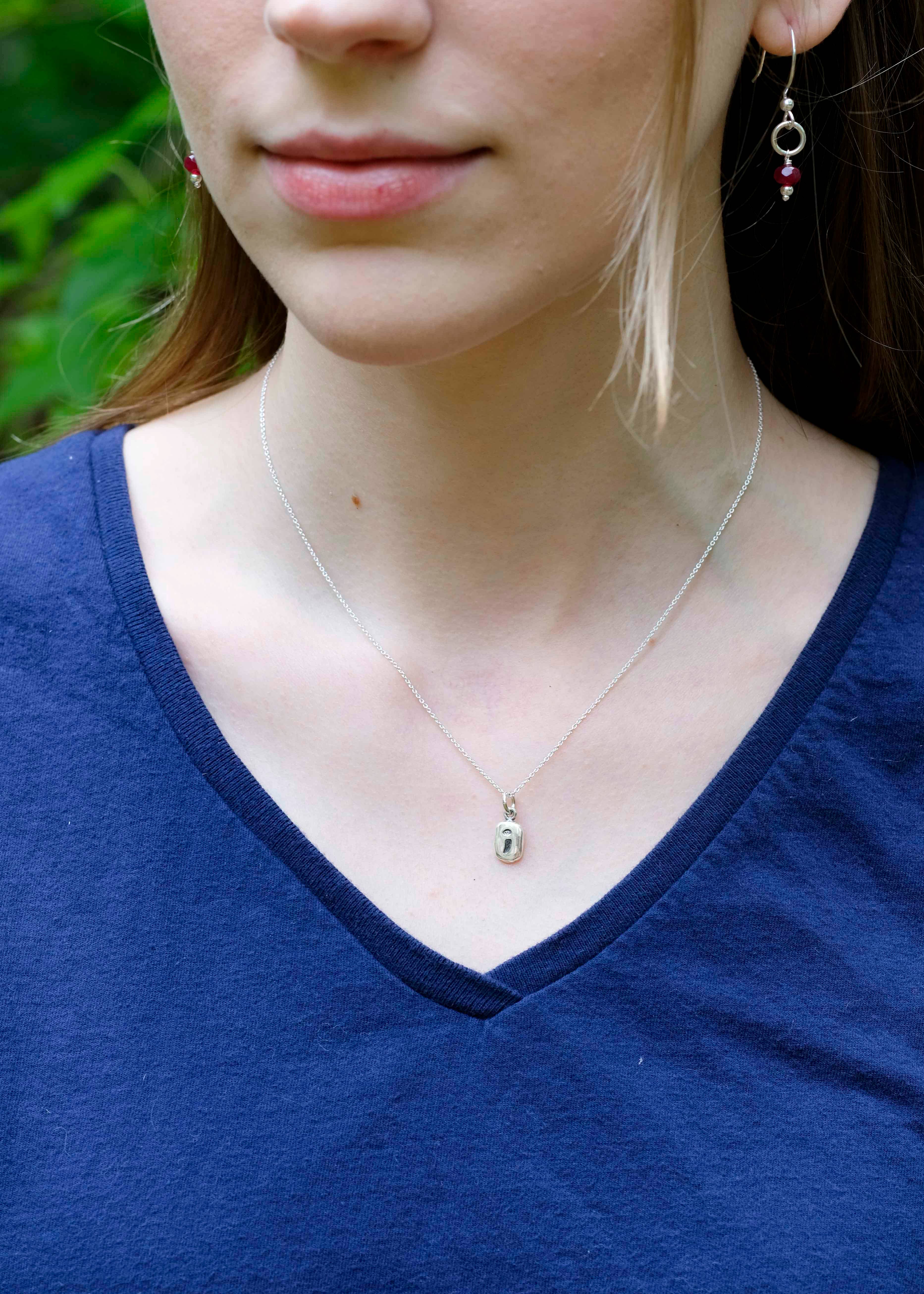 Sterling Silver Little But God Necklace for wholesale on Faire7