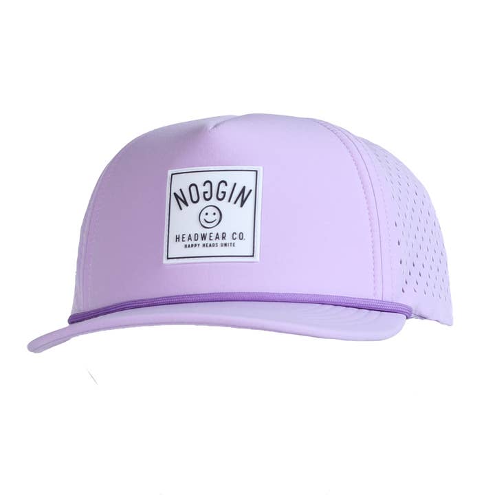 Water Friendly Hat with optional strap- Saylor Trucker Cap for wholesale by Noggin Headwear Co.