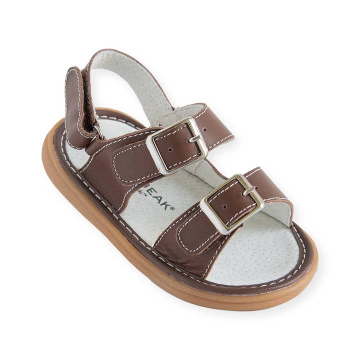 Carter Brown Sandal for wholesale by Wee Squeak Shoes