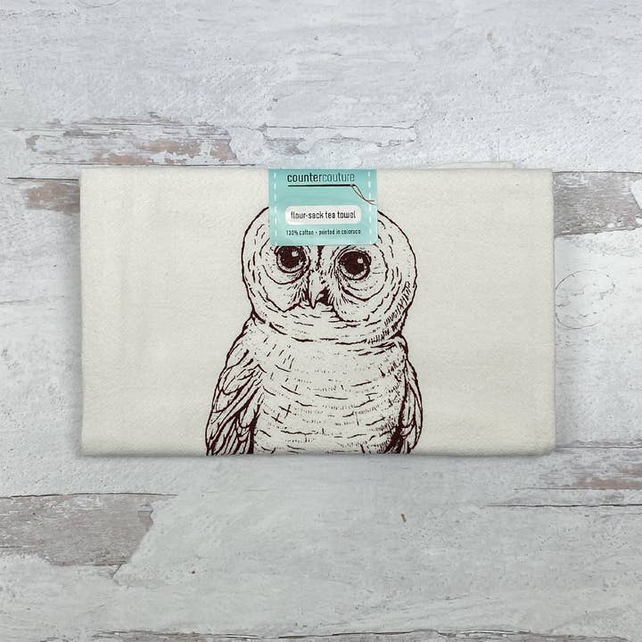 Counter Couture - Wholesale Tea towel - Owl Flour Sack Tea Towel | 100% Cotton | Handmade3