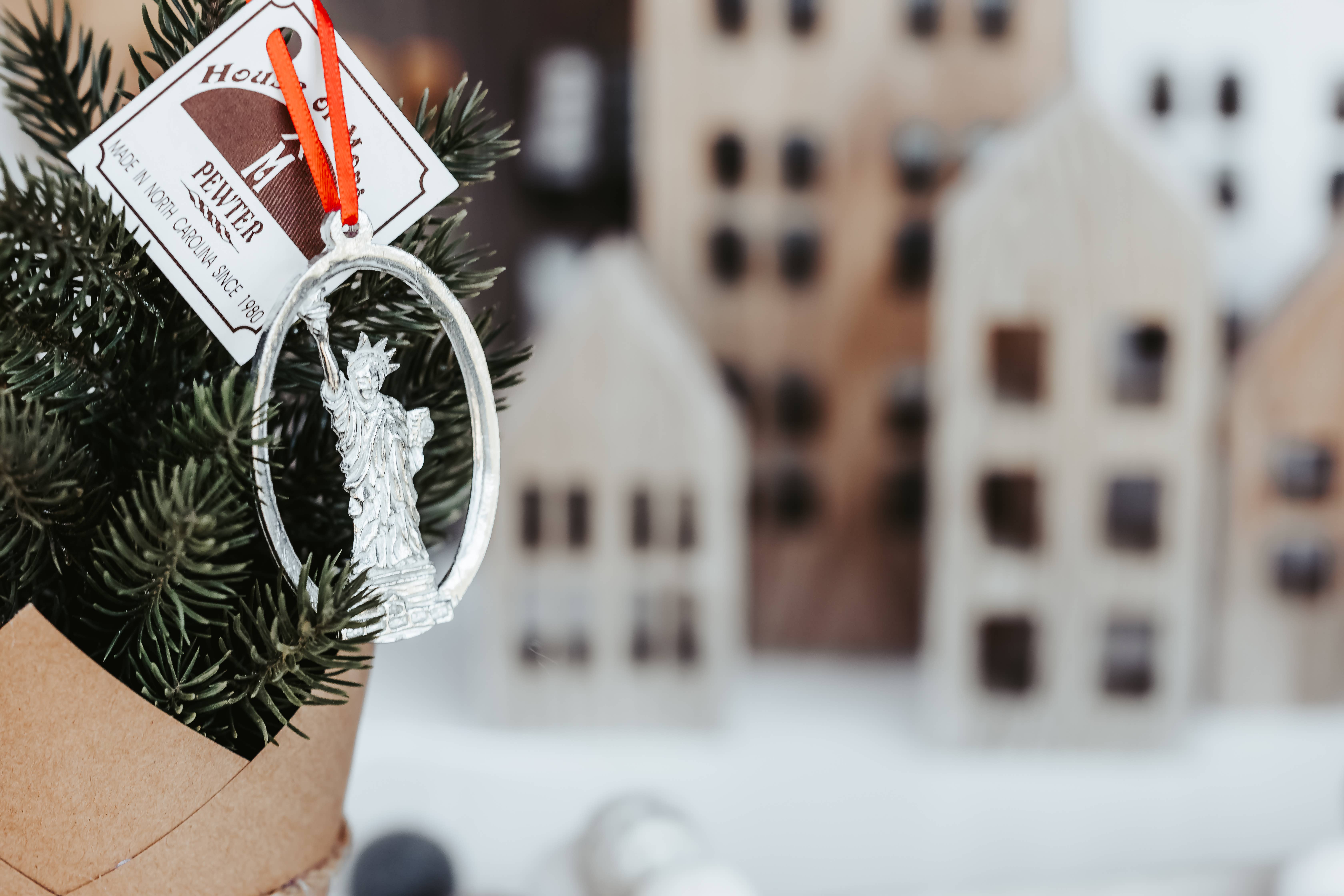 House of Morgan Pewter - Vente Objets de décoration - Décoration de Noël New York - Statue de la Liberté4