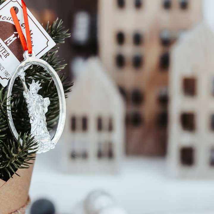 House of Morgan Pewter - Vente Objets de décoration - Décoration de Noël New York - Statue de la Liberté4