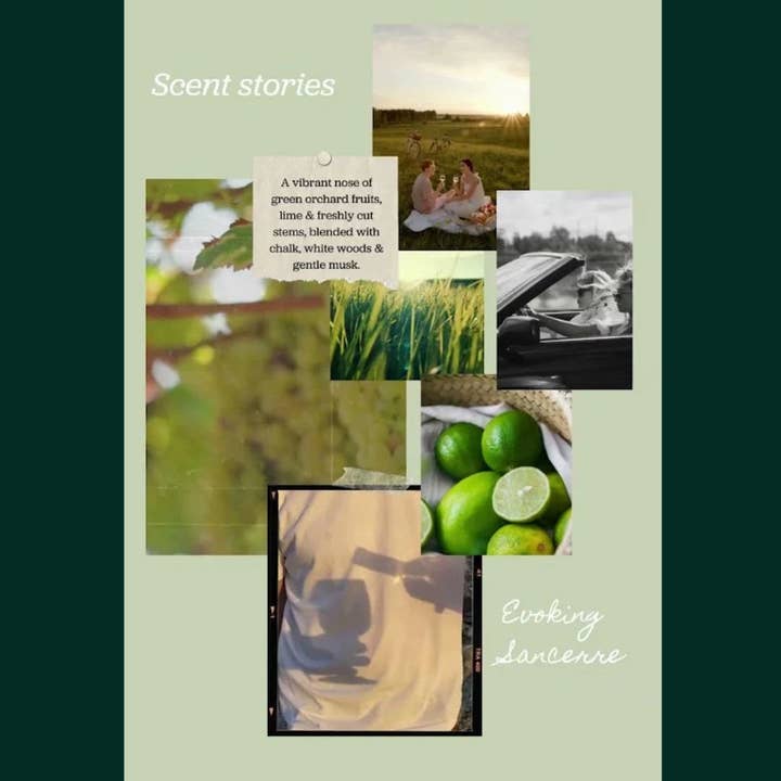 Evoking Sancerre Scented Candle FREE SAMPLE for wholesale by Ouverture London